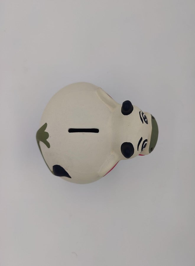 Shabana Art Potteries Earthenware Cow Coin Bank/Kids Saving Bank - Image 5